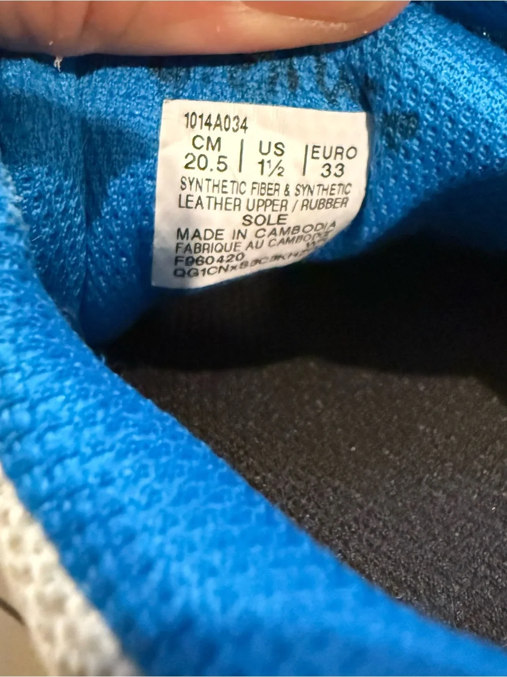 ASICS Kids' Light Blue Mesh Athletic Shoes with Lime Accents